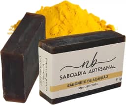 Sabonete de Açafrão Depilatório Rosto e Corpo Acaba com a Foliculite