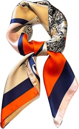 Cachecol para mulheres, bandanas de cabelo para pescoço leve e moderno, lenços de cabeça de cetim de seda, bolsas de dormir