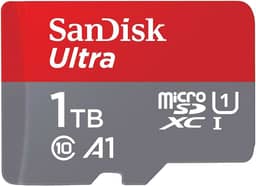 SanDisk Cartão de memória 1TB Ultra MicroSDXC UHS-I com adaptador - 120MB/s, C10, U1, Full HD, A1, Cartão Micro SD - SDSQUA4-1T00-GN6MA