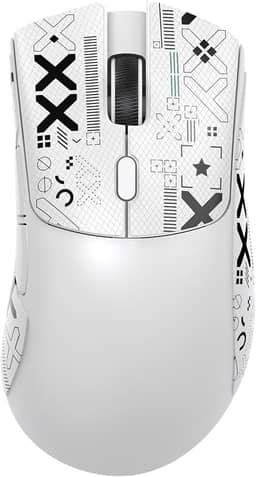 Mouse ATTACK SHARK R1 59g SUPERLIGHT, sensor para jogos PixArt PAW3311, mouse para jogos sem fio/com fio BT/2.4G, 6 DPIs ajustáveis ​​até 18.000, bateria de 65 horas