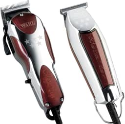 Kit Máquina Cabelo, Wahl, Magic/Detailer 220V, Prata