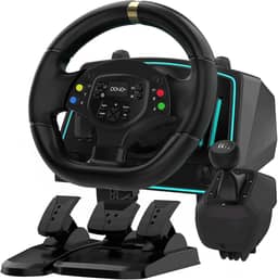 NBCP Racing Wheel, Gaming Steering Wheels 1080° Driving Sim Car Simulator with Pedals Clutch Paddle Gear Shifters for Xbox One/Xbox Series X S/ PS4/ PS3/ PC/Xinput/Xbox 360/ Switch/Android