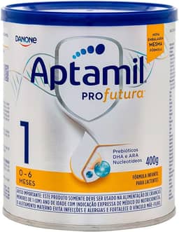 Fórmula Infantil: Aptamil Profutura 1 400g - 0-6 meses
