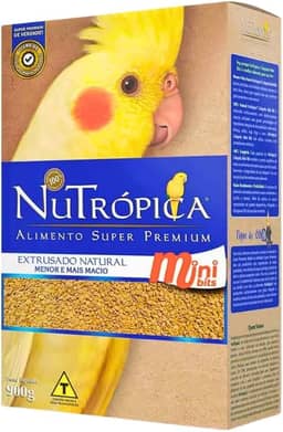 Ração Para Calopsita Natural Mini Bits 900g Nutrópica