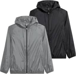 Kit 2 Jaqueta Corta Vento Impermeável Masculino Leve e Confortável Estilo Casual Liso