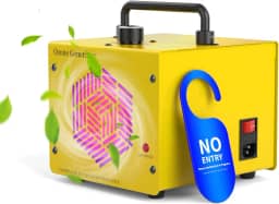 Rddmen Máquina De Ozônio Para Remoção De Odores - Gerador De 20.000 Mg, Purificador De Ar Para Casa, Carro, Fumaça E Animais De Estimação (Amarelo)