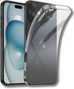 Capa Capinha Case Transparente para iPhone – Flexível, Leve e Proteção Antiimpactos (iPhone 17)