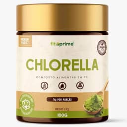 Chlorella 100% Pura em Pó 100g Fitoprime