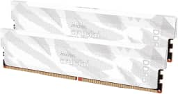 Crucial Kit Pro DDR5 RAM 32GB (2x16GB), 6400MHz CL32, Overclocking Desktop Gaming Memory, Intel XMP 3.0 e AMD Expo compatível, branco - CP2K16G64C32U5W