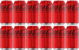 Pack de Coca-Cola Sem Açúcar lata 350ml 12 unidades