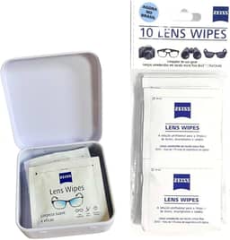 Kit Lens Wipes Lenços de Limpeza de Óculos Lens Wipes 10 pré umedecidos com Case Latinha Exclusivo Novidade
