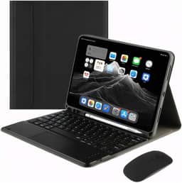 Capa Para Tablet, Capa + Mouse e Teclado Magnético Bluetooth Destacável Para IPad 9ª/ 8ª /7ª Geração (Preto, Teclado de toque)