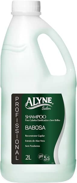 Alyne, Shampoo para cabelos, Babosa, 2 Litro, Verde
