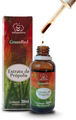 GreenRed - Extrato de Propolis Verde e Propolis Vermelha do Nordeste Brasileiro, Benefícios Antioxidantes, Auxílio aos Sintomas da Menopausa e TPM, Suporte à Saúde Feminina