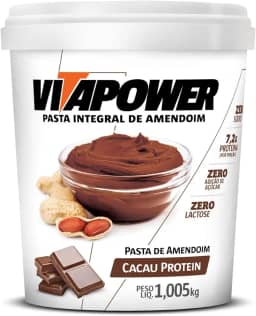Vita Power Pasta De Amendoim Sabores Naturais (1 005Kg) - Sabor Cacau