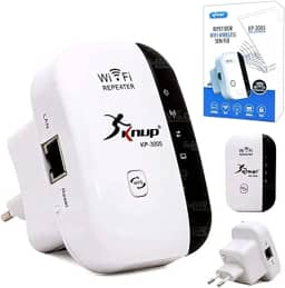 Repetidor Extensor de Sinal Wireless 300Mbps Internet Knup KP-3005