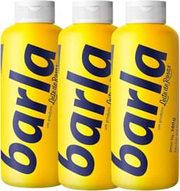 KIT 3 TALCO BARLA GRANDE 140G ANTISSÉPTICO COM PERFUME PÉ, AXILA E VIRILHA