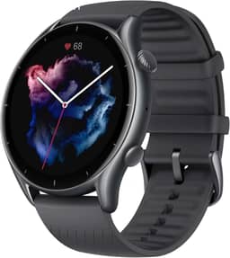 Novo amazfit gtr 3 GTR-3 gtr3 smartwatch 1.39 "amoled display alexa built-in gps monitoramento de saúde relógio inteligente para android ios (Black)