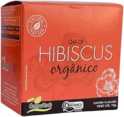 Hibiscus Chá Orgânico de Hibisco Campo Verde 10 sachês