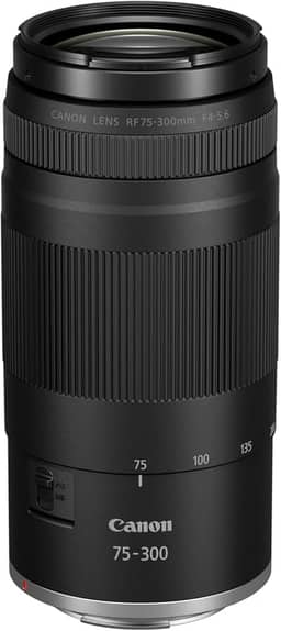 Canon Lente teleobjetiva RF 75-300 mm F4-5.6 | Zoom versátil para vida selvagem, esportes e fotografia de retrato