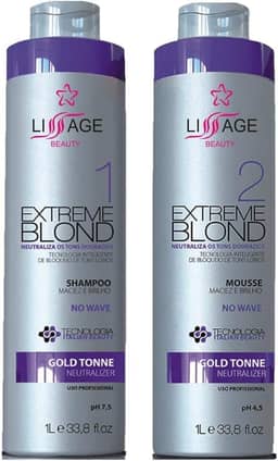 Kit Progressiva Para Loiras Premium Escova Orgânica Nano Fit