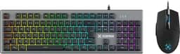 Kit Teclado + Mouse Gamer 6400 DPI Ranger RGB Rainbow Grafite Fortrek