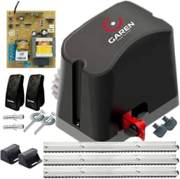 Kit Motor de Portão Deslizante De Correr Completo 2 Controles 3m Cremalheira (220, Volts)