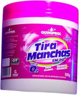 Tira Manchas Em Pó Com Percarbonato de Sódio Sem Cloro Para Roupas Brancas 500g