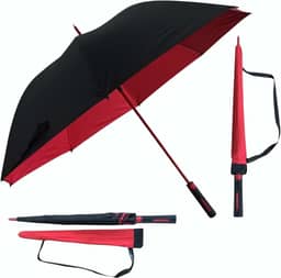 Guarda Chuva Automático Grande | Reforçado, Hiper Repelente à Água, Fibra de Vidro UltraFlex | Tecido Resistente, Proteção UV 100%, Resistente ao Vento | Perfeito para Chuva e Sol