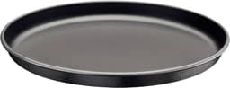 Forma de Pizza Assadeira Redonda em Alumínio Antiaderente Grafite – Resistente e Durável para Forno (31 cm)