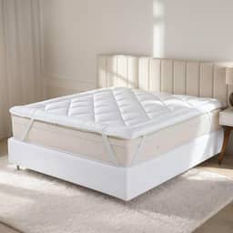 Pillow Top Casa Dona Extra Macio 5cm Tecido Premium 400 Fios Antialérgico e Antiácaro Fixação com Elástico Upgrade para Seu Colchão (Solteiro)