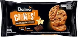 Cookie Sem Glúten Sem Lactose Sem Leite Baunilha e Chocolate Belive