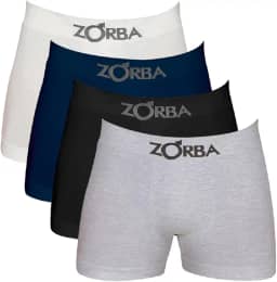 Kit 4 Cueca Boxer Sem Costura Box Zorba Box