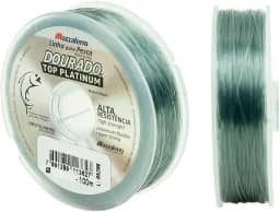 Linha Mazzaferro Dourado Top Platinum, Monofilamento para Pesca, Alta Resistência, 0,40mm, 300m