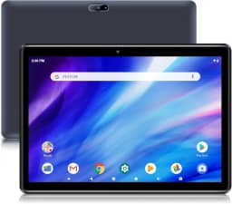 PRITOM Tablet de 10 polegadas, 64 GB, tablet Android 13, tela HD IPS, câmera dupla, WiFi, Bluetooth, tablets com bateria de 6000 mAh, certificado Touch10 Tab GMS