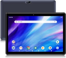 PRITOM Tablet de 10 polegadas, 64 GB, tablet Android 13, tela HD IPS, câmera dupla, WiFi, Bluetooth, tablets com bateria de 6000 mAh, certificado Touch10 Tab GMS