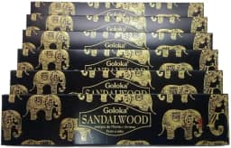 Incenso Goloka Massala Sandalwood Sândalo Cx.6un.15g