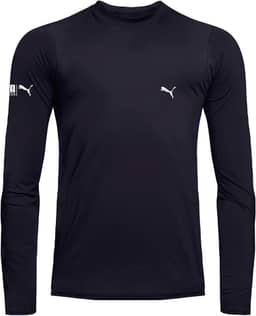 Camiseta Térmica Puma Manga Longa Segunda Pele Masculina Academia Proteção UV 50+ Fio LYCRA®