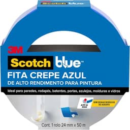 ScotchBlue, 3M, Fita Crepe Profissional, 24mm x 50m