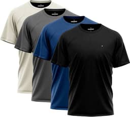 Kit 4 Camisas Dry-fit Sandrini Masculina Academia Treino Uv