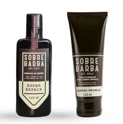 Kit para Barba - Shampoo e Condicionador Barba Branca Sobrebarba