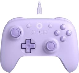 8Bitdo Ultimate 2C Wired Controller for Windows PC and Android, with 1000Hz Polling Rate, Hall Effect Joysticks and Hall Triggers, and Remappable L4/R4 Bumpers (Purple)