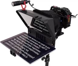 A10 Teleprompter Portátil Smartphone DSLR Câmera Teleprompter Prompter com Suporte de Telefone Controle Remoto para Gravação de Vídeo Transmissão ao Vivo Entrevista Palco Apresentação Discurso