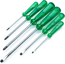 Kit Jogo Chave Philips E Fenda Pontas Imantadas 6 Peças