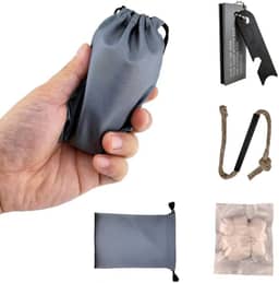 Kit de iniciante Survival Fire – Haste de Ferro e Magnésio Fogão Compacto com Pederneira e Aço para Lareira Firestarter para Acampamento ao Ar Livre Bushcraft Caminhadas Aparelhos de
