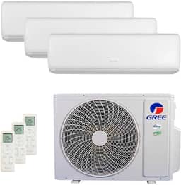 Ar Condicionado Tri Split Gree Inverter G Max 30.000 Btus (3x Hi Wall 9.000) Quente e Frio 220v R-32