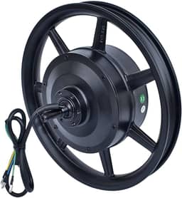 Fenteer Bicicleta elétrica dobrável com motor de cubo, de freio a disco e motor de engrenagem sem escova para garagem.