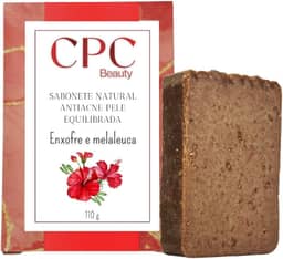 Sabonetes Artesanais Naturais CPC Beauty (1 unidade, Xô acne - Enxofre e melaleuca)