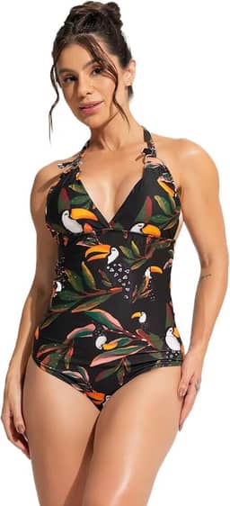 Maiô MVB Modas Feminino Lycra Bojo Liso Moda Praia Verão