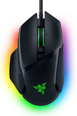 Mouse gamer ergonômico e personalizável Razer Basilisk V3, iluminação Chroma RGB, sensor óptico de 26K DPI, Classic Black
